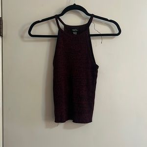 Rue 21 black and purple tank top. Slightly worn. Size S